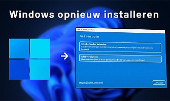 Opnieuw installeren Windows