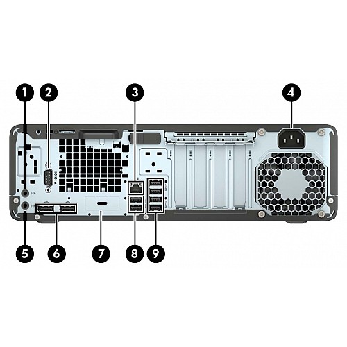 Gebruikte Desktops Hewlett-Packard 800 G4 SFF Gebruikte Desktops Hewlett-Packard 800 G4 SFF