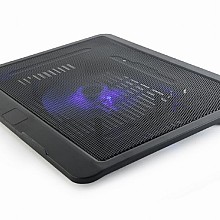 Notebookstandaard met koeling, zwart tot 15.6'' inch laptops