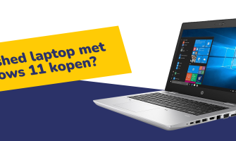 Refurbished laptop met Windows 11 kopen?