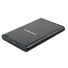 Gembird Externe Opslag 500 GB| USB 3.0 Slim Enclosure, Zwart
